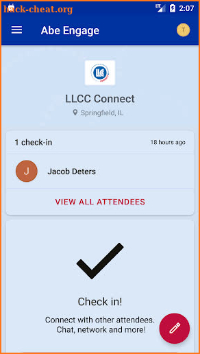 LLCC Connect screenshot