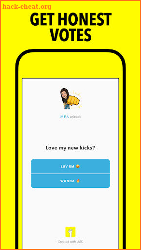 LMK: Anonymous Polls for Snapchat screenshot