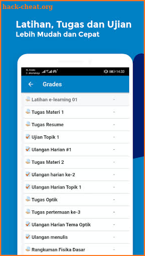 LMS Al Azhar screenshot