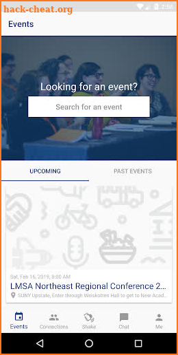 LMSA Events screenshot