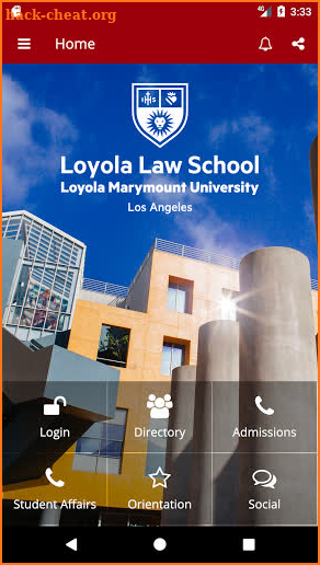 LMU Loyola Law School screenshot