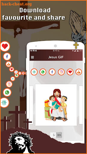 Load Jesus GIF : Greetings & Wishes GIF screenshot