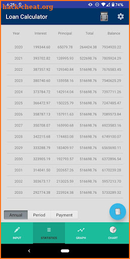 Loan and Mortgage Calculator screenshot