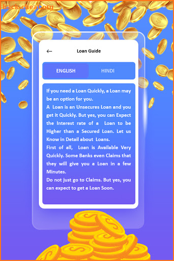 Loan Rupee App - Instant Loan Money Guide screenshot