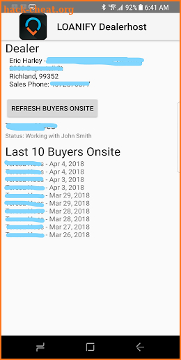 LOANIFY Dealerhost screenshot