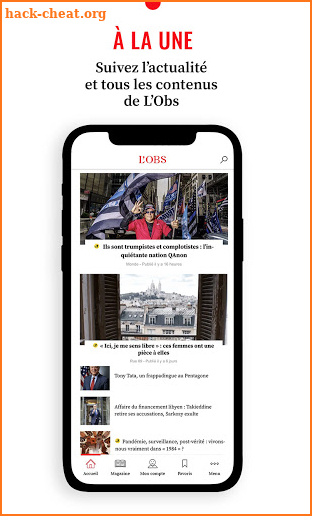 L’Obs – Actualités et infos en direct screenshot