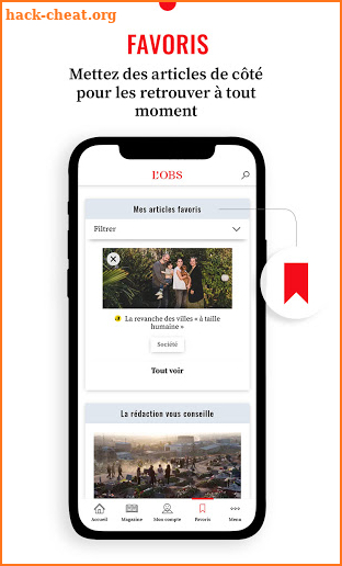 L’Obs – Actualités et infos en direct screenshot