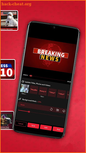 Local Reporter - News Maker and Video Editing App screenshot