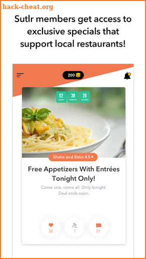 Local Restaurants, Food, Social Media App - Sutlr screenshot