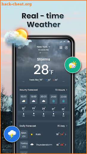 Local Weather Forecast & Alert screenshot