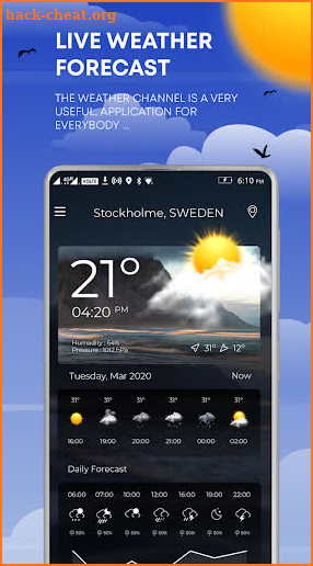 Local weather - weather today & weather radar screenshot