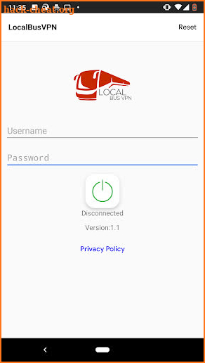 LocalBusVPN screenshot