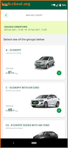 Localiza - Rent a car screenshot