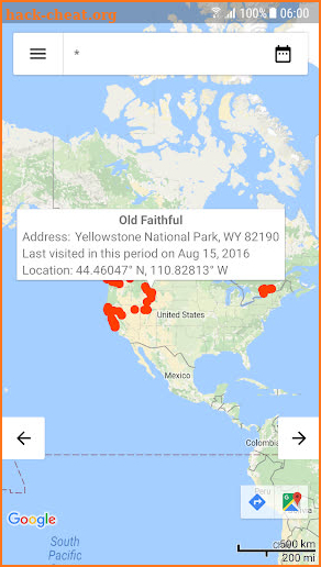 Location History Viewer screenshot