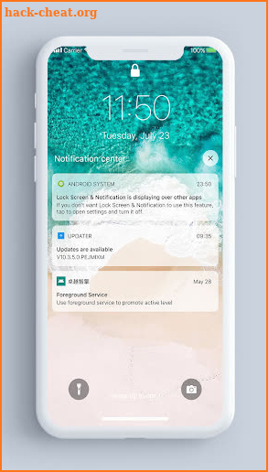 Lock Screen & Notifications iOS 14 screenshot