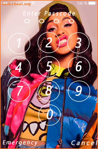 Lock Screen Cardi B wallpaper 4k screenshot