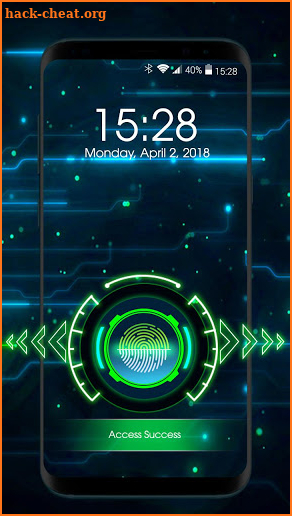 lock screen Fingerprint screenshot