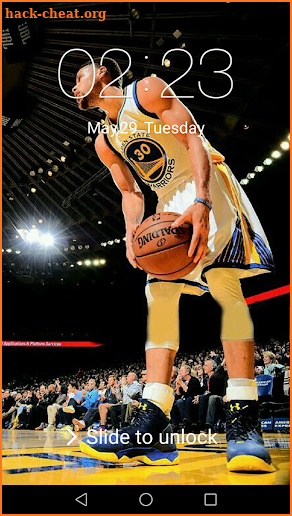 Lock Screen for King Stephen Curry 2018 screenshot