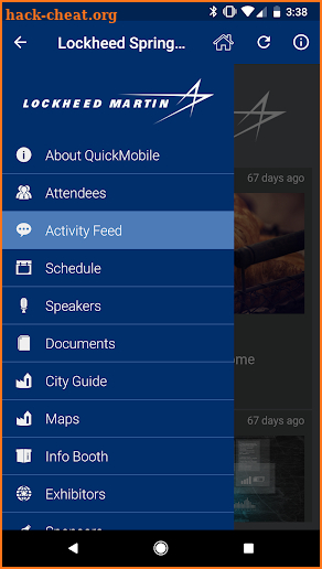 Lockheed Martin Events screenshot