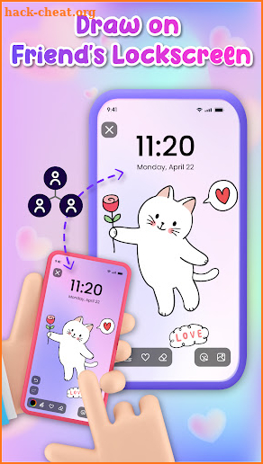 Lockscreen Drawing screenshot