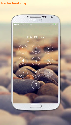 lockscreen passcode screenshot