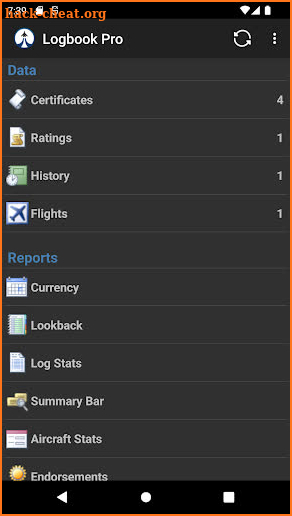 Logbook Pro Flight Log screenshot