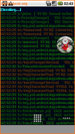Logcat Live Wallpaper (lite) screenshot