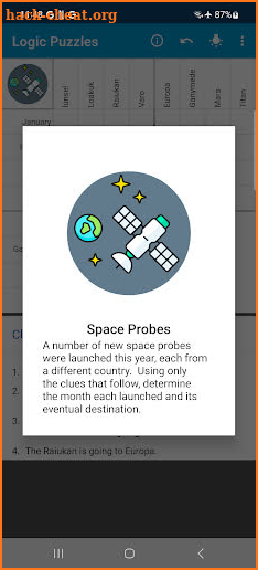 Logic Grid Puzzles screenshot