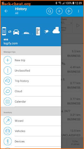 Logify Automatic Mileage Tracker screenshot