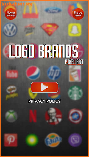 Logo Color by Number - Logo Game Pixel Art screenshot