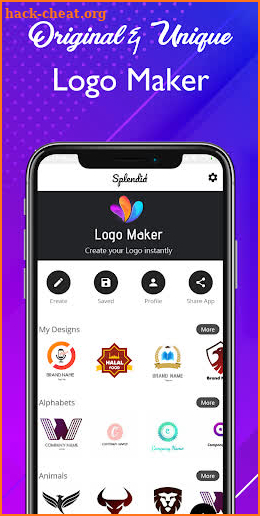 Logo maker 3D logo designer - Create Logo 2019 app screenshot