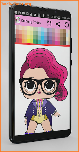 Lol dolls coloring book WOW screenshot