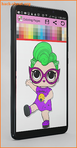 Lol dolls coloring book WOW screenshot