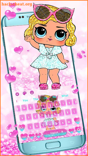 Lol Princess Glitter Doll Keyboard screenshot