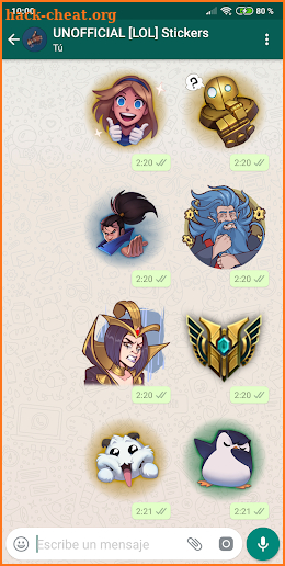 LoL Stickers WAStickerApps [UNOFFICIAL] screenshot