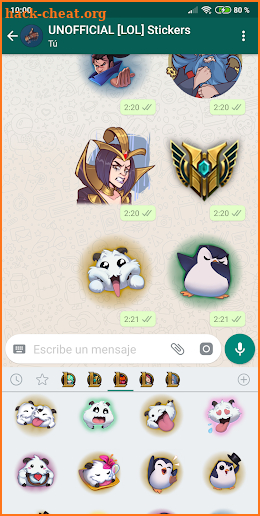 LoL Stickers WAStickerApps [UNOFFICIAL] screenshot