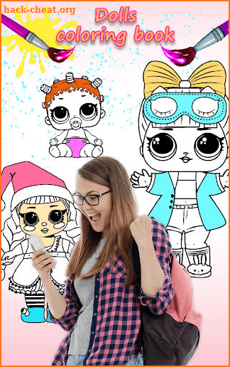 Lol Surprise Coloring Pages Dolls Coloring Book screenshot