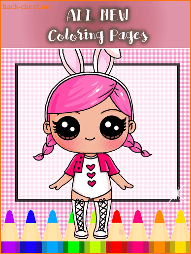 LOL Surprise DOLL Coloring Book and Game screenshot