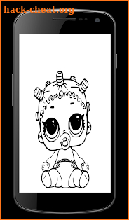 LOL Surprise Doll Coloring Pages screenshot