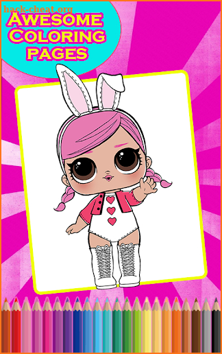 Lol Surprise Dolls Coloring Game 1 screenshot