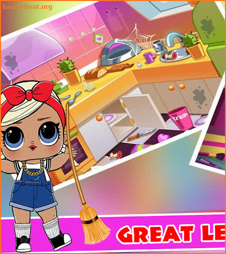 LOL Surprise Game Doll House Cleaning screenshot