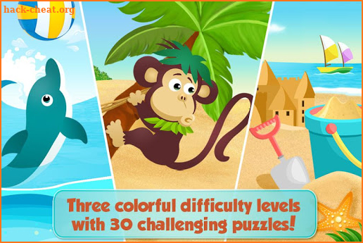 Lola's Beach Puzzle screenshot