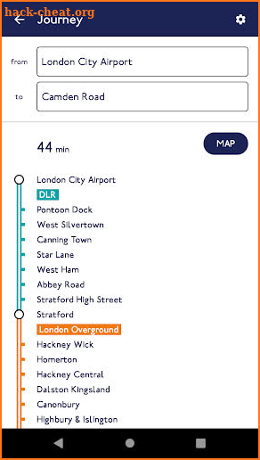 London Tube Map screenshot