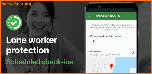 LoneWorker Pro—Safety Alerts screenshot