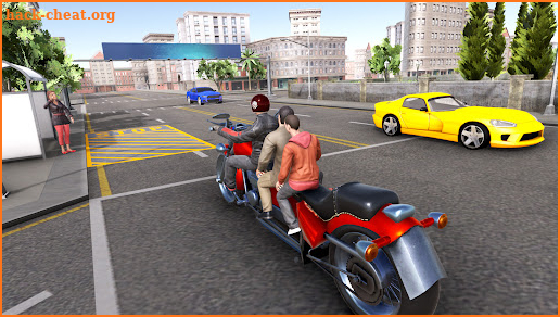 Long Bike Taxi Transport: Driving Simulator Game screenshot