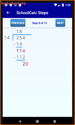 Long Division - Long Multiplication Calculator screenshot