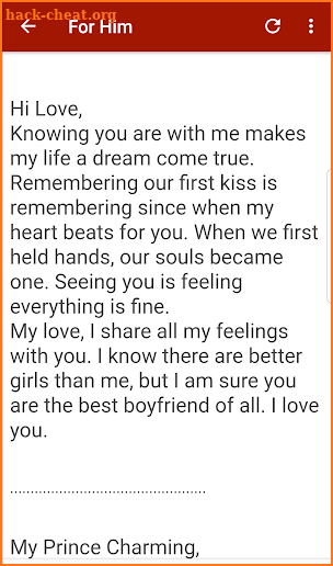 Long Love Messages For Him And Her screenshot