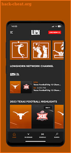 Longhorn Network screenshot