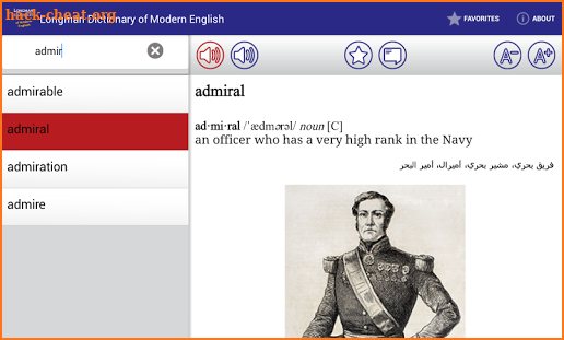 Longman Dict of Modern English screenshot