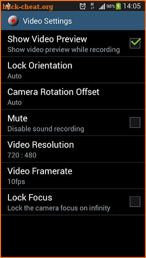 Looping Video Recorder screenshot